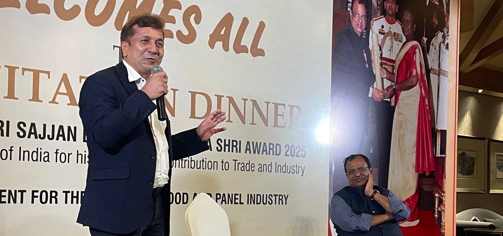 Felicitation of Shri Sajjan Bhajanka