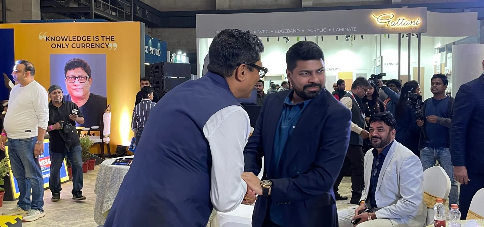 FIPPI members at the MATECIA exhibition for the wood panel industry, East and Northeast India